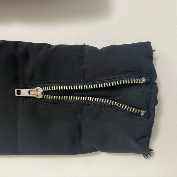 AQUA down puffer moto jacket - Picture 3 of 8